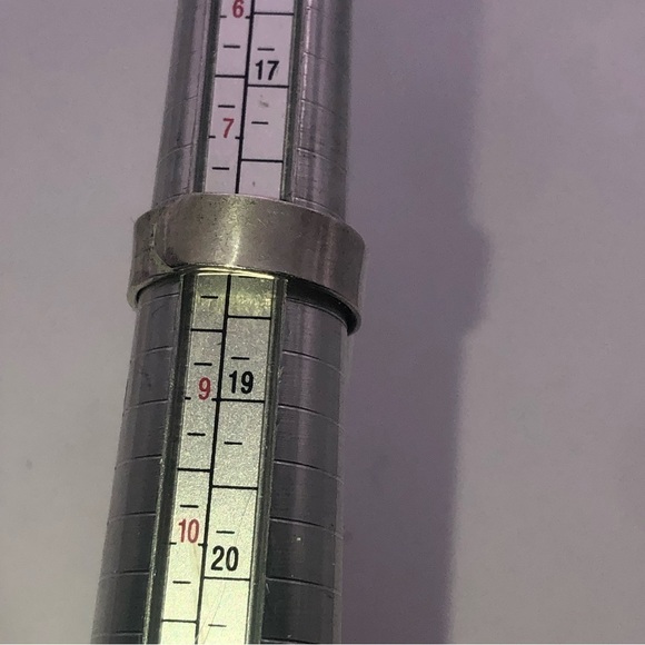 vtg Sterling Millefiori Floral Murano Glass Cocktail Ring Sz 8 Adjustable - Picture 7 of 7